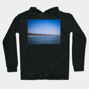 Oceanside California View of City from Pier V1 Hoodie